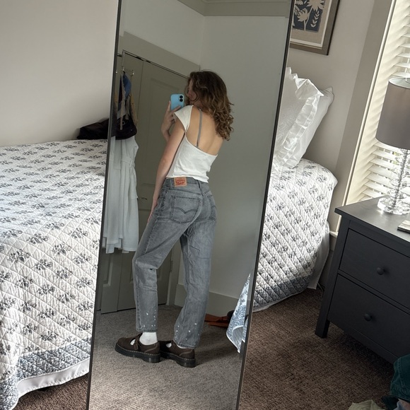 Levi's Gray Boyfriend Jeans for Women - Picture 1 of 5